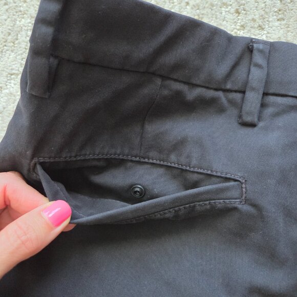 SOLD Old Navy Ultimate Tech Slim Built In Flex Chino Shorts Men's 29 Black Jack - Picture 8 of 14